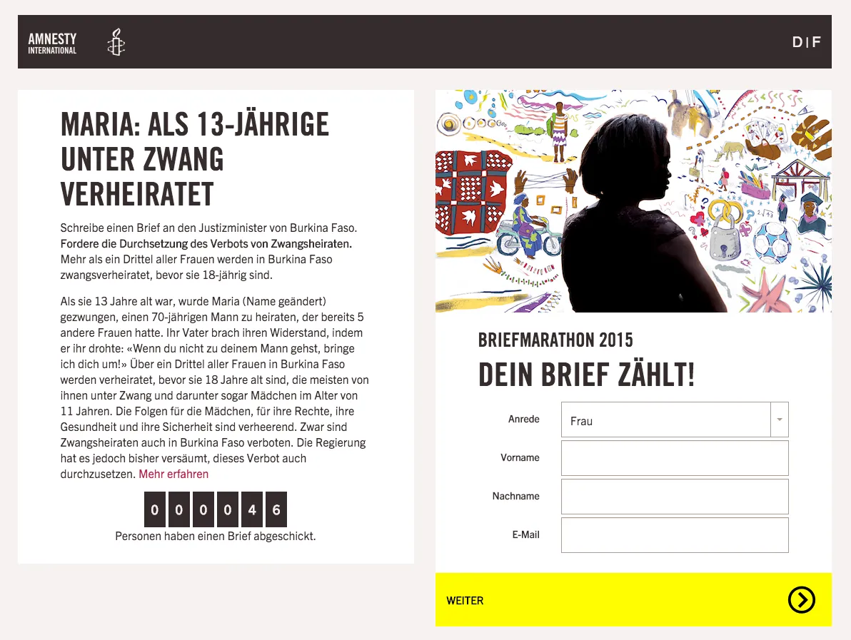 Bild zum Beitrag ‹Briefe schreiben für Maria›