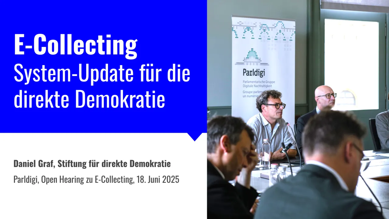 Bild zum Beitrag «E-Collecting: System-Update für die direkte Demokratie»