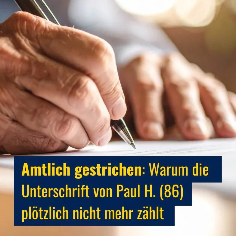 Bild zum Beitrag «Die gestrichene Unterschrift von Paul H.»