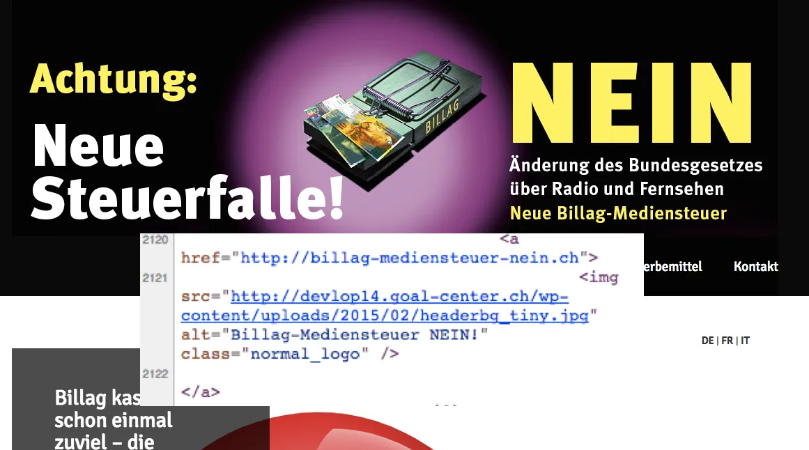 Bild zum Beitrag ‹Bigler schiesst ein Eigen-GOAL: Gewerbeverbands-Direktor verschleiert Stratege hinter der umstrittenen RTVG-Nein-Kampagne›